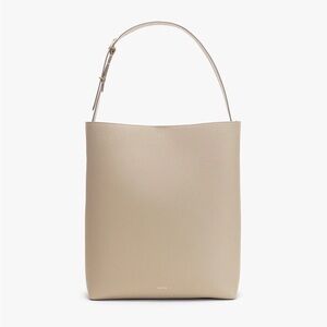 Cuyana Oversized Linea Bag (Stone)